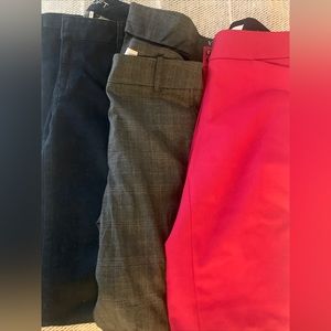 Lot of 3 size 2 trousers and flare jeans
